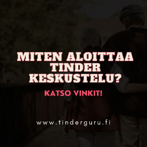 Miten aloittaa Tinder